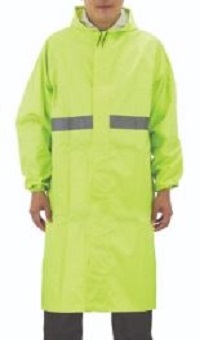Manteau de Pluie Blouse couleur Vert Fluo
