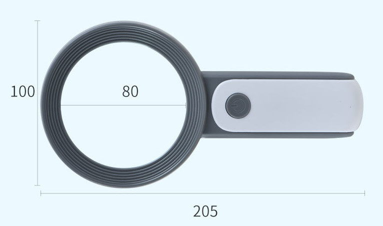 Loupe 18LED à manche X30 - Ø80mm
