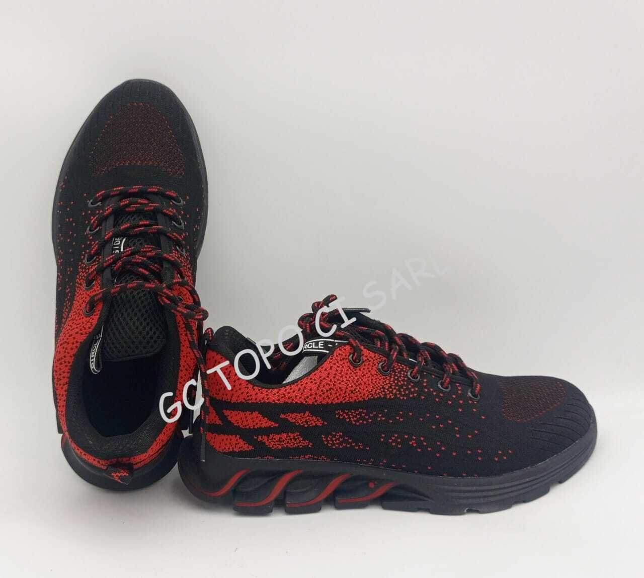 Chaussure de Sécurité Basket type S1P/9017 rouge Taille N°43