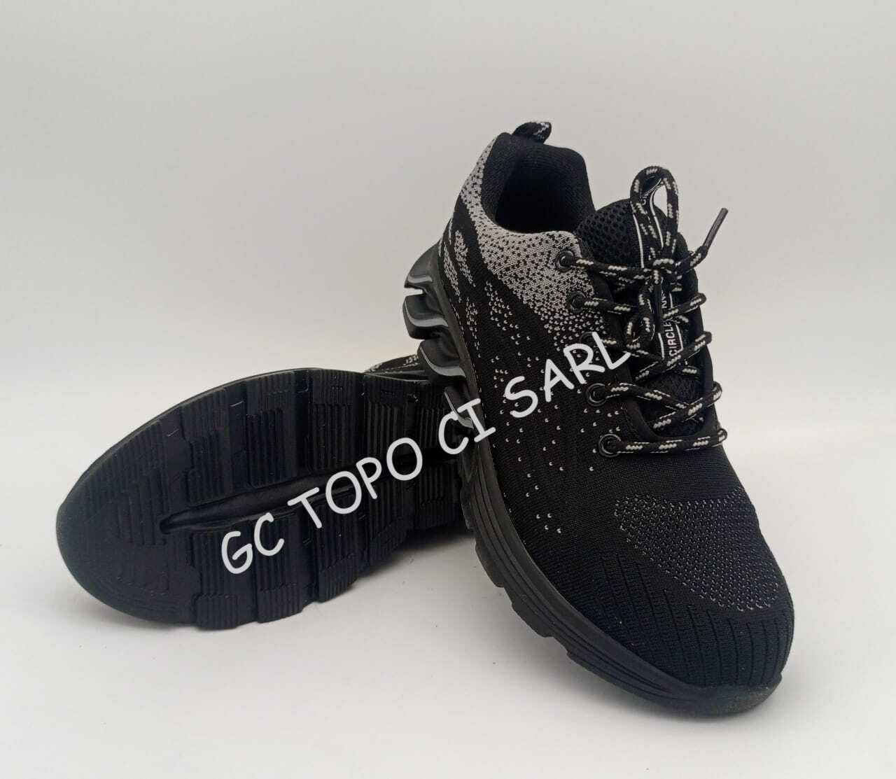 Chaussure de Sécurité Basket type S1P/9017 noir Taille N°41