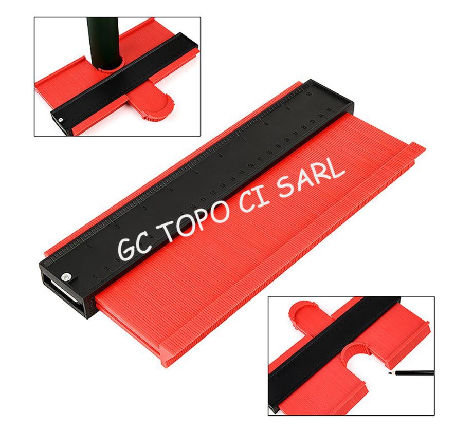 Jauge de contour réglable pour carreau