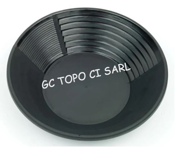 Pan Américain noir (American Pastic Gold Pan) - 38cm